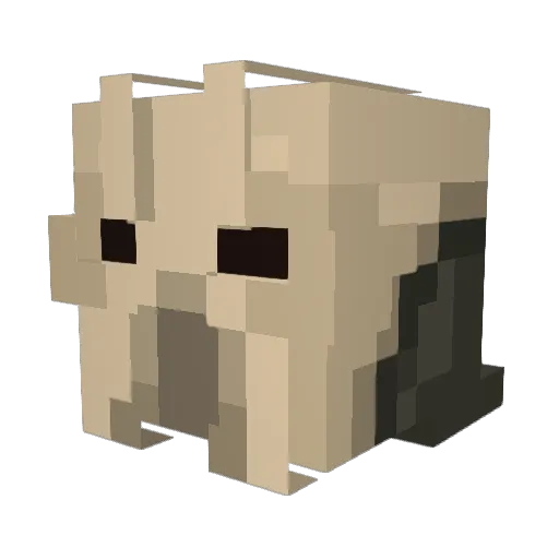 Philliamz Minecraft avatar head, 3D render