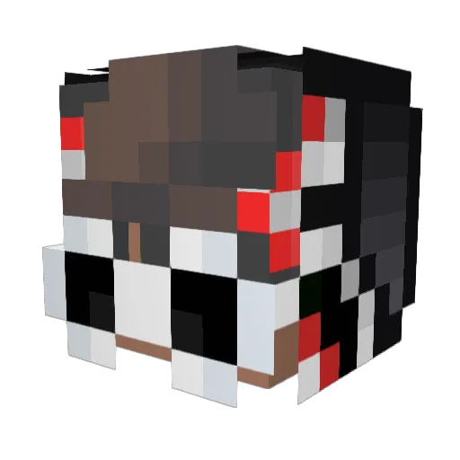 PhillipKlemenov Minecraft avatar head, 3D render