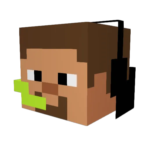Phillip_89 Minecraft avatar head, 3D render