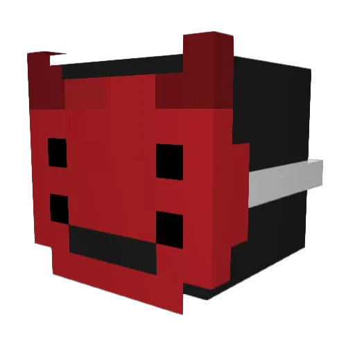 Phillipanese Minecraft avatar head, 3D render