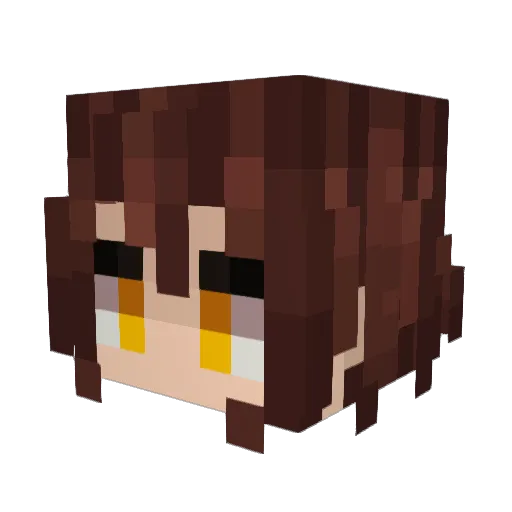 Phillipe_1 Minecraft avatar head, 3D render