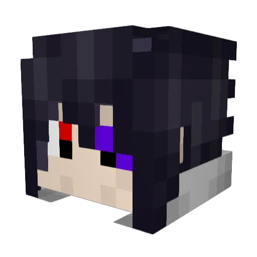 PhillipisMean Minecraft avatar head, 3D render