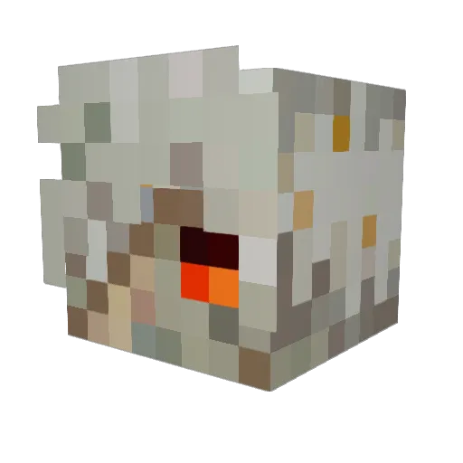 Phillll27 Minecraft avatar head, 3D render