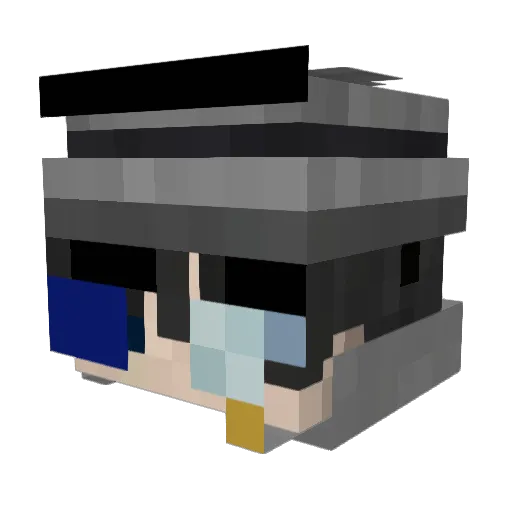 Philo__ Minecraft avatar head, 3D render