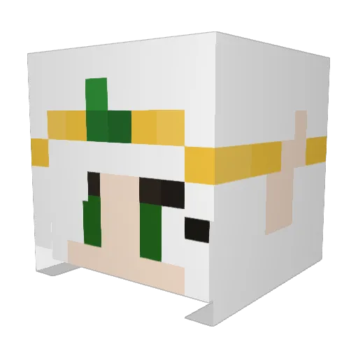 PhilodoxDreams Minecraft avatar head, 3D render