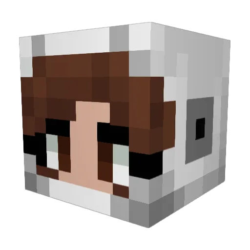 Philosopher_4104 Minecraft avatar head, 3D render