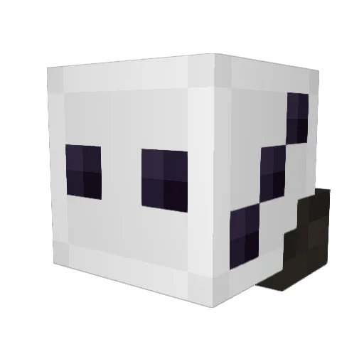 PhilosophersDice Minecraft avatar head, 3D render