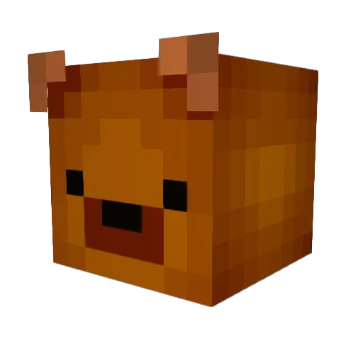 Philostev Minecraft avatar head, 3D render