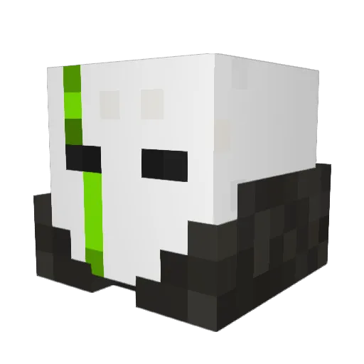 Philroy44 Minecraft avatar head, 3D render