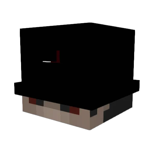 Philsen_ Minecraft avatar head, 3D render