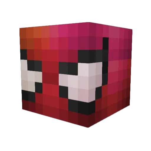 Philtato44 Minecraft avatar head, 3D render