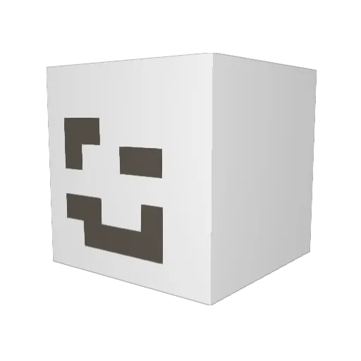 Phinchiko Minecraft avatar head, 3D render