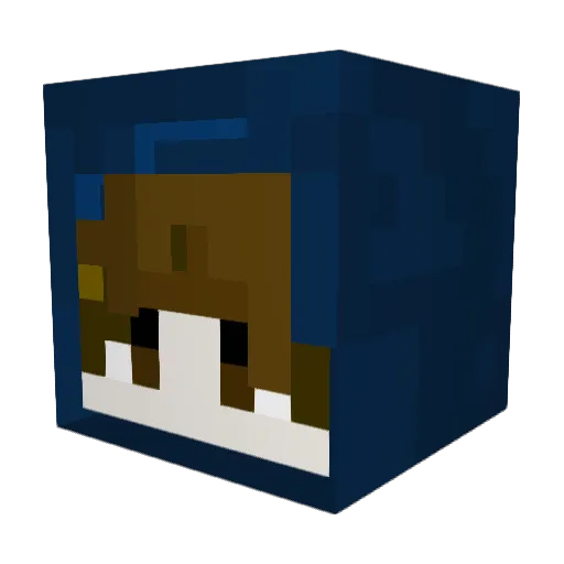 PhineasJack Minecraft avatar head, 3D render