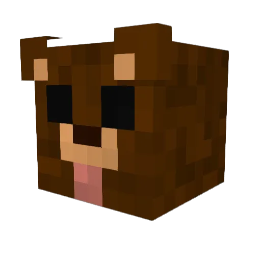 PhiniusHavelo Minecraft avatar head, 3D render