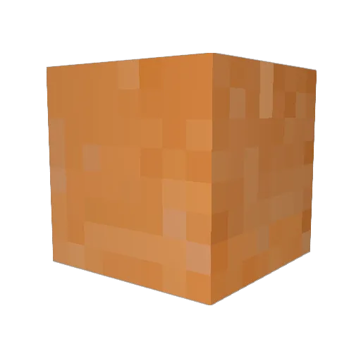 Phirhiris Minecraft avatar head, 3D render
