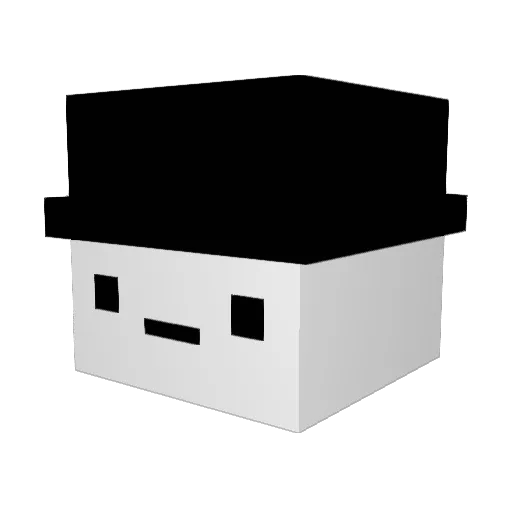 PhiroXx Minecraft avatar head, 3D render