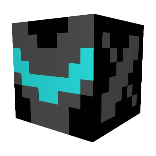 Phiscaliz Minecraft avatar head, 3D render