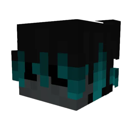 PhoAcid Minecraft avatar head, 3D render