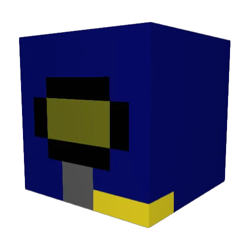 PhoGaViet Minecraft avatar head, 3D render