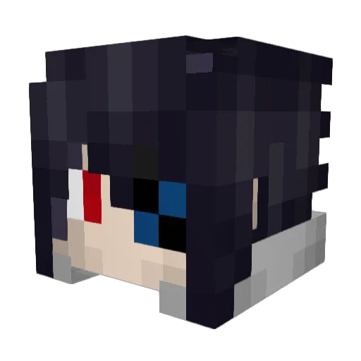 PhoSure Minecraft avatar head, 3D render