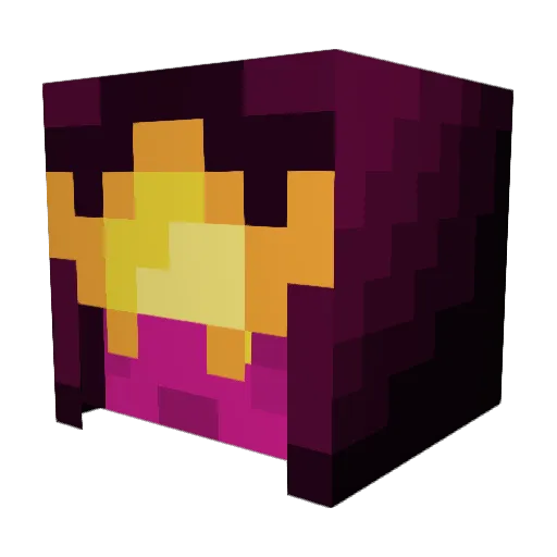 Phobeek Minecraft avatar head, 3D render