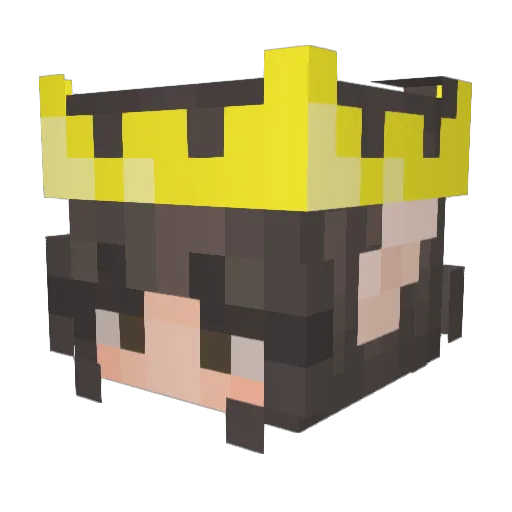 Phobia1310 Minecraft avatar head, 3D render