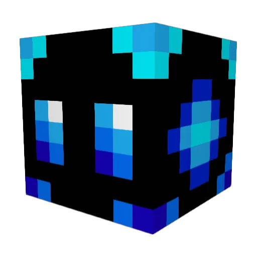 PhobiaSen Minecraft avatar head, 3D render
