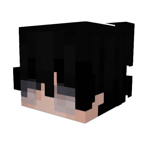 Phobicks Minecraft avatar head, 3D render