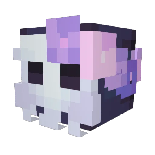 Phoe_Ash Minecraft avatar head, 3D render