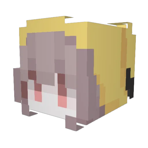 Phoebe__ Minecraft avatar head, 3D render