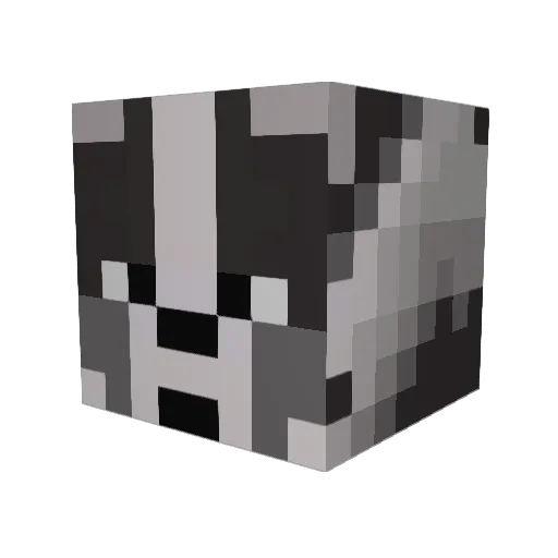 PhoenX44 Minecraft avatar head, 3D render