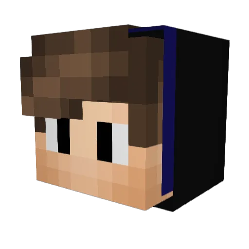 Phoeni_AT Minecraft avatar head, 3D render