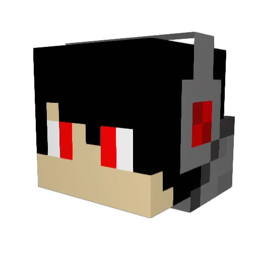 Phoenix1427 Minecraft avatar head, 3D render