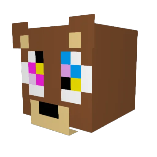 Phoenix145328 Minecraft avatar head, 3D render