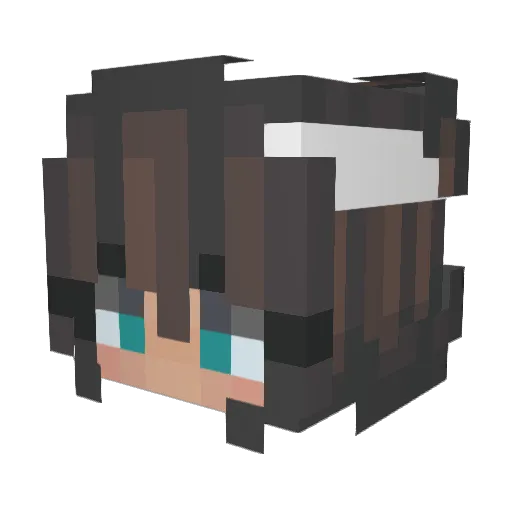 Phoenix202107 Minecraft avatar head, 3D render