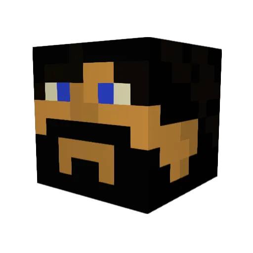 Phoenix69778 Minecraft avatar head, 3D render
