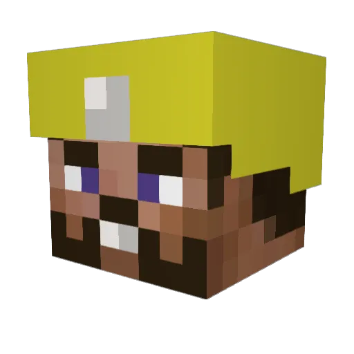 PhoenixAsh27 Minecraft avatar head, 3D render