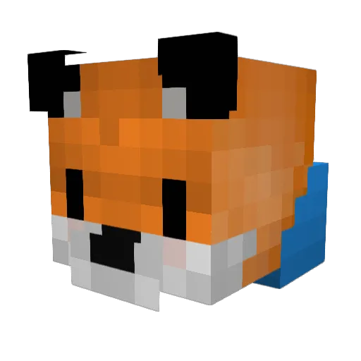 PhoenixBlayze Minecraft avatar head, 3D render