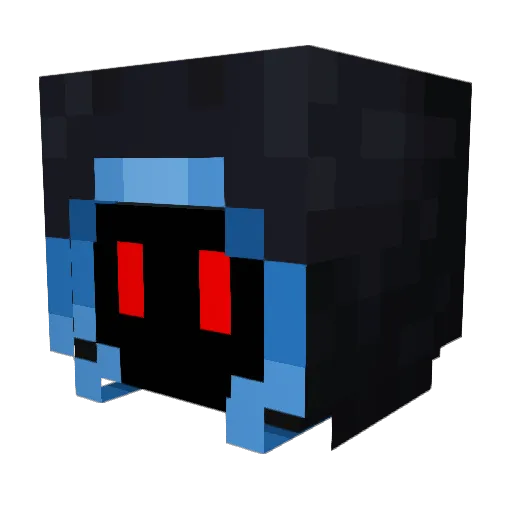PhoenixCode Minecraft avatar head, 3D render
