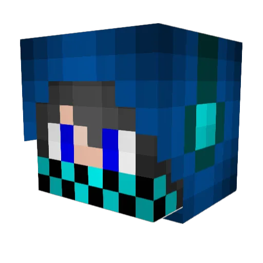 PhoenixCraft518 Minecraft avatar head, 3D render