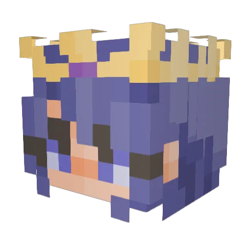 PhoenixDragon266 Minecraft avatar head, 3D render