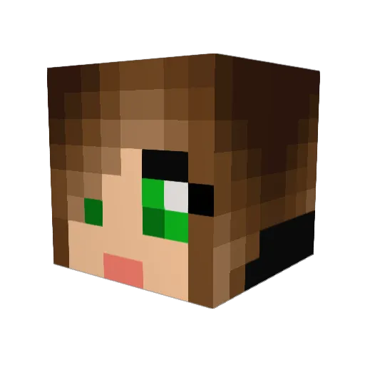 PhoenixFire6757 Minecraft avatar head, 3D render