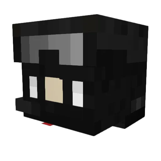 PhoenixFireRob Minecraft avatar head, 3D render