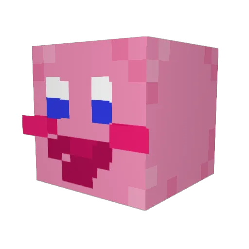 PhoenixKirby Minecraft avatar head, 3D render