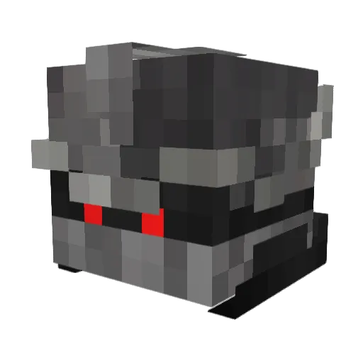 PhoenixKitsune Minecraft avatar head, 3D render