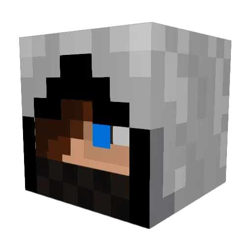 PhoenixOfLoL Minecraft avatar head, 3D render