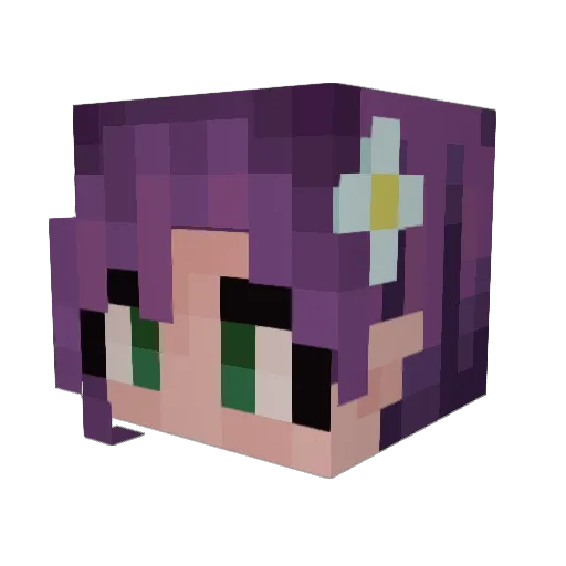 PhoenixRose6069 Minecraft avatar head, 3D render