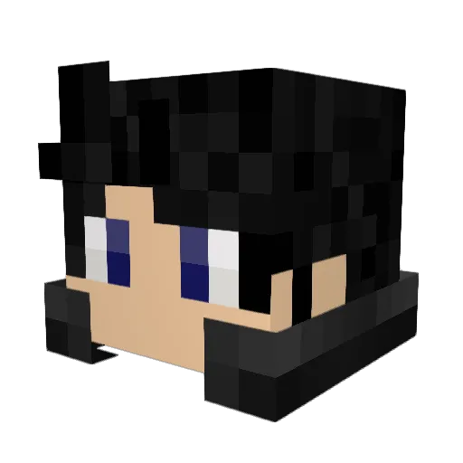 PhoenixSammy Minecraft avatar head, 3D render