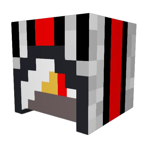 PhoenixTetra1 Minecraft avatar head, 3D render