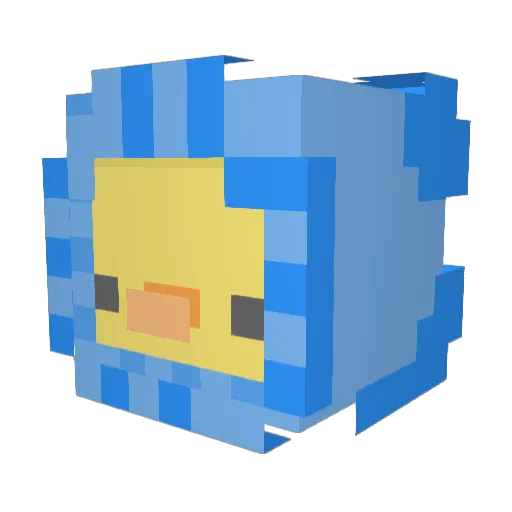 PhoenixToaster1 Minecraft avatar head, 3D render